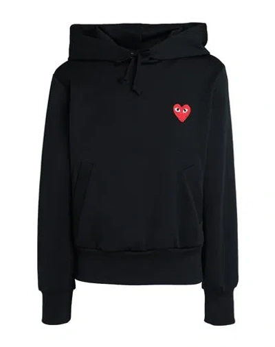 Comme Des Garçons Play Woman Sweatshirt Black Size S Polyester In Black