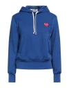 Comme Des Garçons Play Woman Sweatshirt Blue Size Xs Polyester
