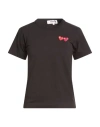Comme Des Garçons Play Woman T-shirt Black Size L Cotton