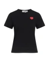 Comme Des Garçons Play Comme Des Garcons Play Women's Basic Logo Tee In Black