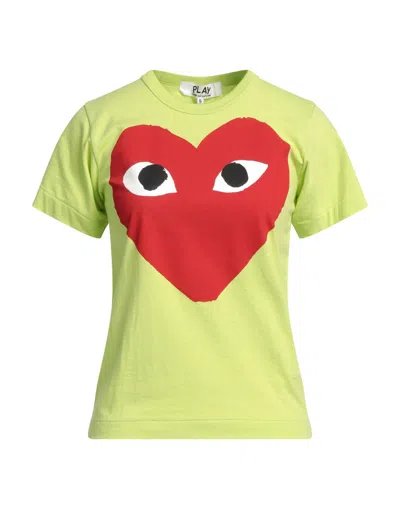 Comme Des Garçons Play T-shirts In Green