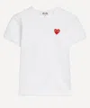 Comme Des Garçons Play Comme Des Garcons Play Women's Black Heart Applique T-shirt