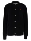 Comme Des Garçons Play Black Heart Patch Cardigan