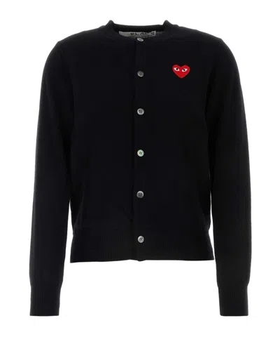 COMME DES GARÇONS PLAY WOOL CARDIGAN