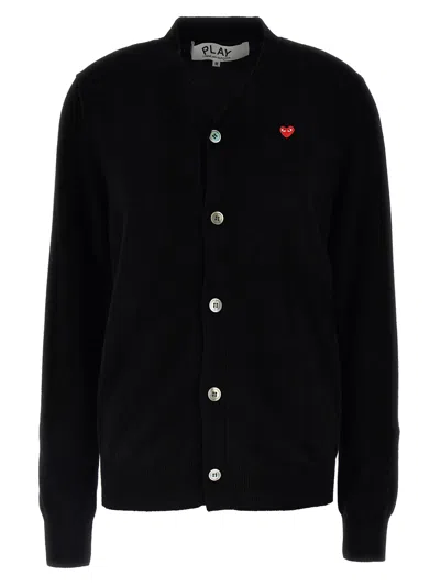 COMME DES GARÇONS PLAY WOOL CARDIGAN