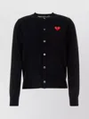 Comme Des Garçons Play Embroidered-logo Cardigan