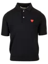 Comme Des Garçons Play Wool Polo Shirt Knitwear Black