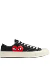 Comme Des Garçons Play X Converse Big Heart Chuck 70 Sneakers In Black