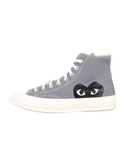 Pre-owned Comme Des Garçons Play X Converse Canvas Sneakers In Multi
