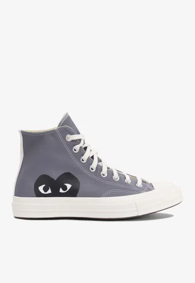 COMME DES GARÇONS PLAY X CONVERSE CHUCK 70 HEART  HIGH-TOP SNEAKERS