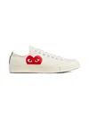 Comme Des Garçons Play X Converse Chuck 70 Heart-logo Low-top Sneakers In White