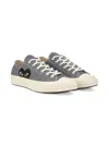 Comme Des Garçons Play X Converse Chuck 70 Heart-logo Low-top Sneakers In Silver