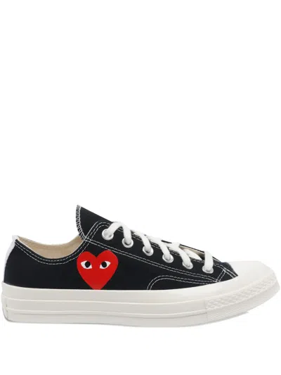Comme Des Garçons Play X Converse Chuck 70 Heart-logo Sneakers In Black