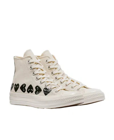 COMME DES GARÇONS PLAY X CONVERSE PLAY HIGH-TOP SNEAKERS