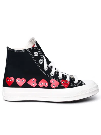 Comme Des Garçons Play Chuck Taylor High-top Sneakers In Black