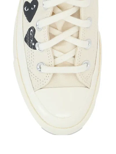 Comme Des Garçons Play X Converse Chuck 70 Multi Heart Hi-top Sneakers In Neutral