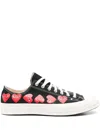 Comme Des Garçons Play Black Converse Edition Chuck 70 Multi Heart Sneakers