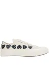 Comme Des Garçons Play X Converse Chuck 70 Multi Heart Sneakers
