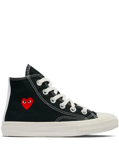 Comme Des Garçons Play X Converse Chuck 70 Sneakers In Black
