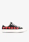 Comme Des Garçons Play X Converse Chuck Taylor '70 Multi Hearts Canvas Sneakers In Multi