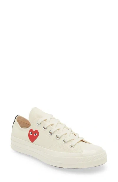 Comme Des Garçons Play Converse Chuck Taylor All Star In White
