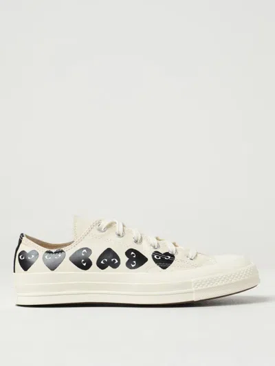 COMME DES GARÇONS PLAY X CONVERSE CONVERSE X COMME DES GARÇONS PLAY SNEAKERS IN CANVAS,F13058001
