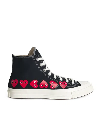 COMME DES GARÇONS COMME DES GARÇONS PLAY X CONVERSE HEART CHUCK TAYLOR ALL STAR '70 HIGH-TOP SNEAKERS