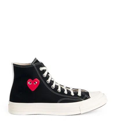 Comme Des Garçons Play Comme Des Garcons Play X Converse High-top Sneakers In Black