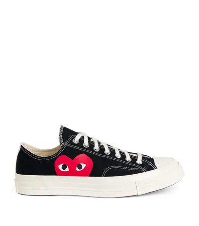 Comme Des Garçons Play X Converse Heart Chuck Taylor All Star '70 Low-top Sneakers In Black