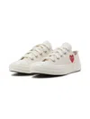 Comme Des Garçons Play X Converse Heart-logo Sneakers In Neutral