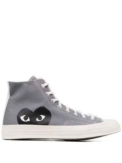 COMME DES GARÇONS PLAY X CONVERSE HIGH-TOP SNEAKERS