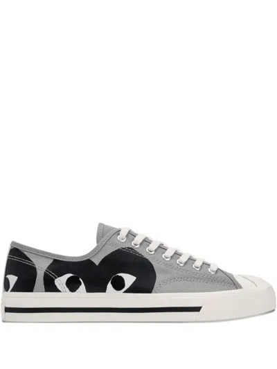 Comme Des Garçons Play X Converse Jack Purcell Sneakers In Gray