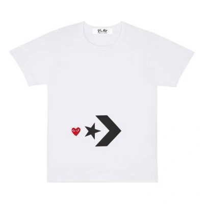 Comme Des Garçons Play Comme Des Garcons Play X Converse Logo T-shirt 'white'