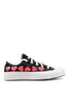 Comme Des Garçons Play X Converse Multi Heart Low Top Sneakers Shoes