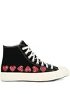 Comme Des Garçons Play Black Converse Edition Chuck 70 Multi Heart Sneakers