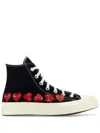 Comme Des Garçons Play X Converse Play High-top Sneakers In Black