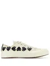 Comme Des Garçons Play Sneakers In White