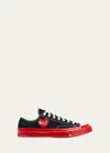 Comme Des Garçons Play Chuck 70 Sneakers In Black