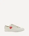 Comme Des Garçons Play X Converse Comme Des Garcons Play X Converse Sneakers In White