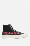 Comme Des Garçons Play X Converse Multi-heart Chuck 70 High-top Sneakers