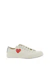 Comme Des Garçons Play Comme Des Garcons Play X Converse Sneakers In Beige