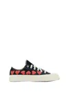 Comme Des Garçons Play X Converse Sneakers In Black