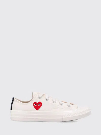 COMME DES GARÇONS PLAY X CONVERSE SNEAKERS COMME DES GARÇONS PLAY X CONVERSE KIDS COLOR WHITE,H69923001