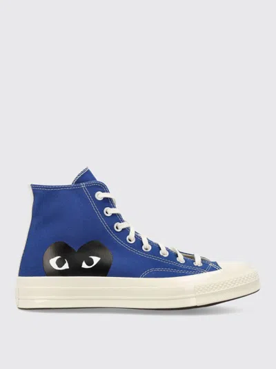 Comme Des Garçons Play X Converse Sneakers  Men Color Blue