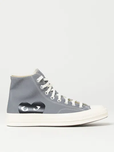 COMME DES GARÇONS PLAY X CONVERSE SNEAKERS COMME DES GARÇONS PLAY X CONVERSE MEN COLOR GREY,E73049020