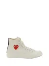 Comme Des Garçons Play Comme Des Garcons Play X Converse Single Heart Chuck 70 Sneakers In Neutral