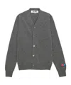 Comme Des Garçons Play X Invader Pixelated-heart Cardigan