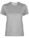 Comme Des Garçons Play Round-neck Cotton T-shirt In Green