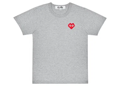 Pre-owned Comme Des Garçons Play X Invader T-shirt In Top Grey