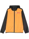 Comme Des Garçons Play Two-tone Jacket In 黑色